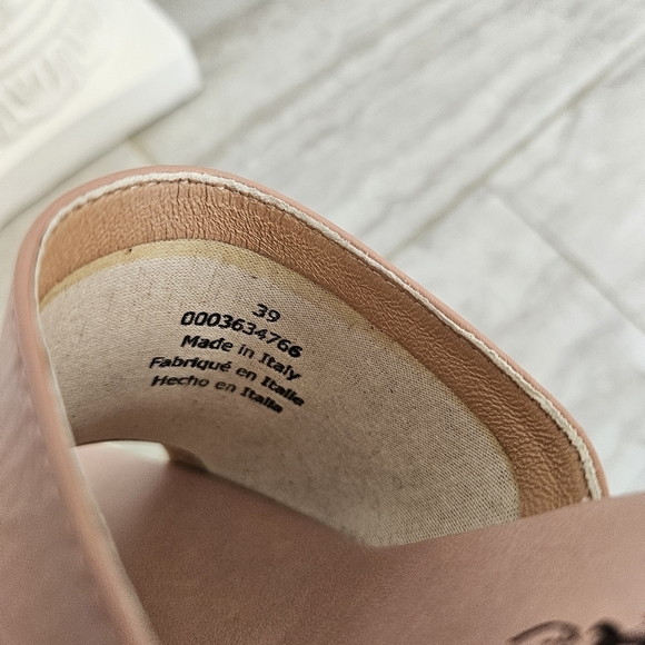 NEW Free People Zoe Women's Platform Slide Sandal  Natural Size EUR39/ US9 - Picture 8 of 12